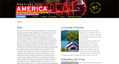 Desktop Screenshot of festival-america.org